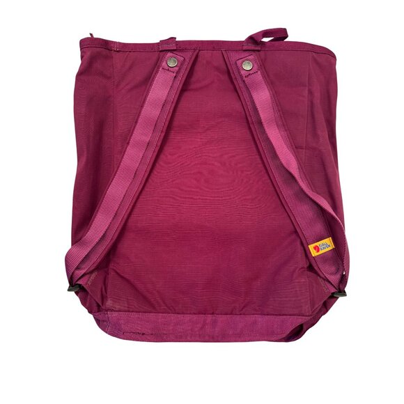 Fjallraven Vardag Totebag Royal Purple NWT $75 Backpack Handles Zip - Picture 8 of 9